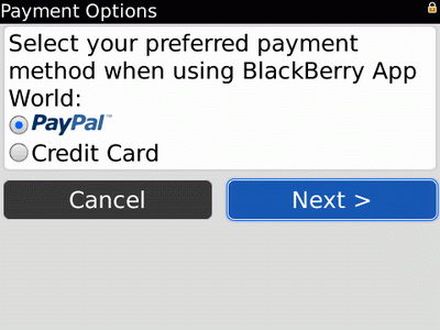 [RIM] BlackBerry ID、付費軟體介紹