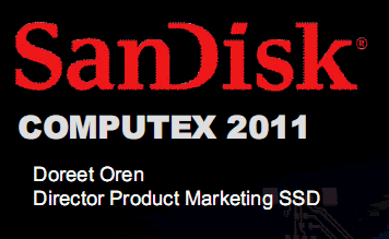 [SanDisk] Computex 專訪 Sandisk Doreet Oren